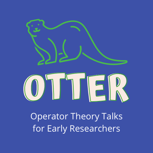 The original OTTER logo: a green line-drawn otter above hand-lettered OTTER on a blue background